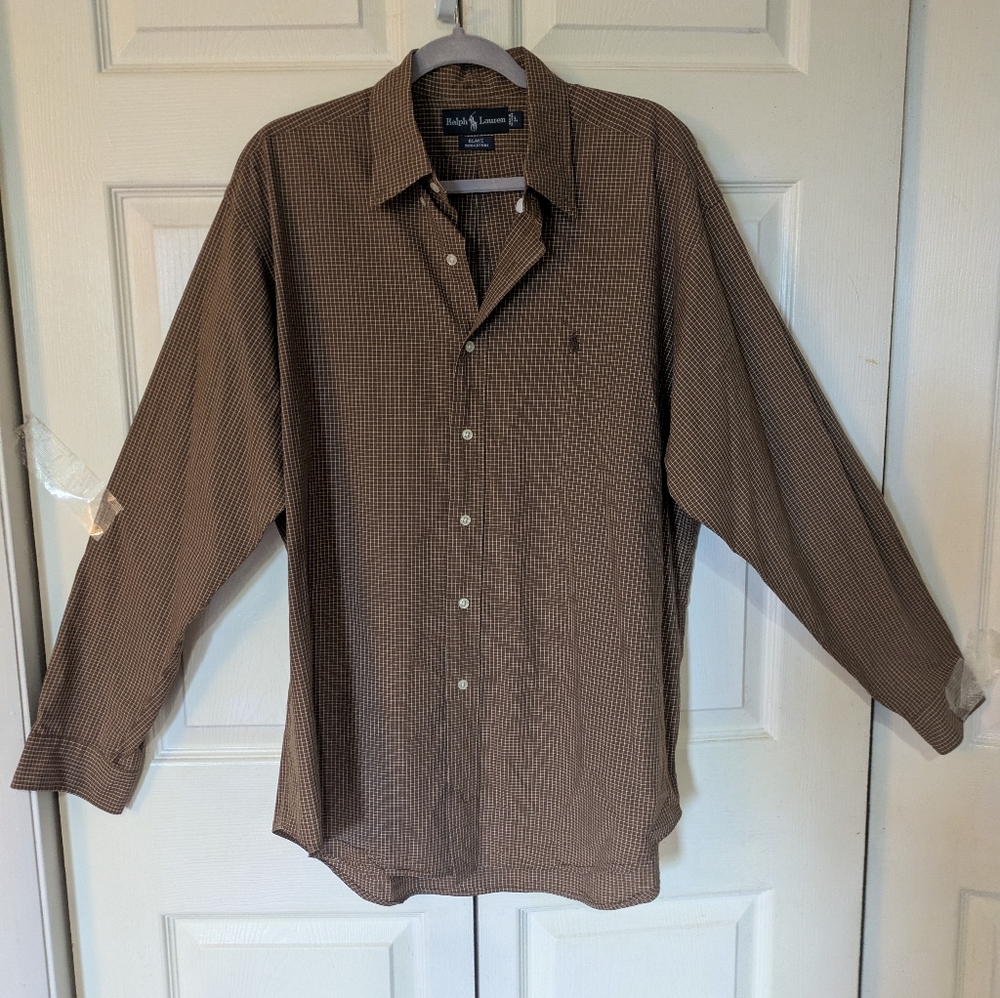 Ralph Lauren Men's Checkered Button-Down Shirt